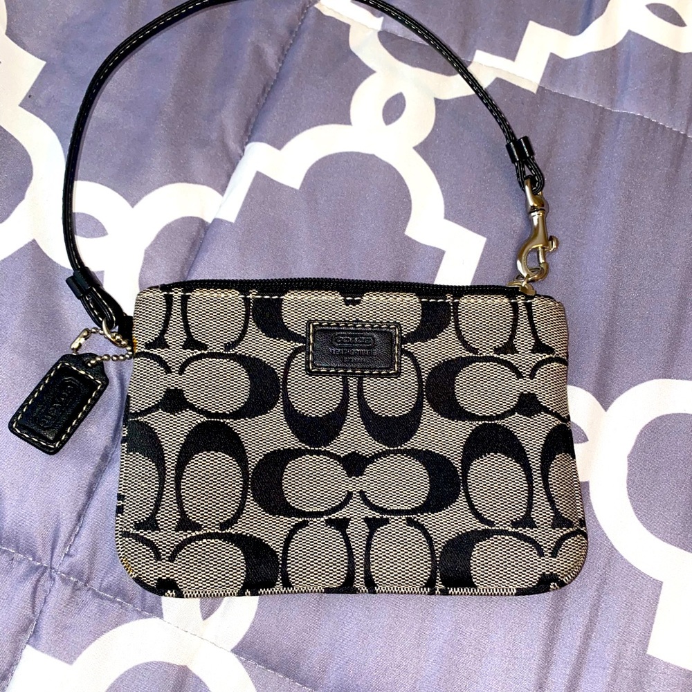 COACH - Mini Wristlet Purse With Strap